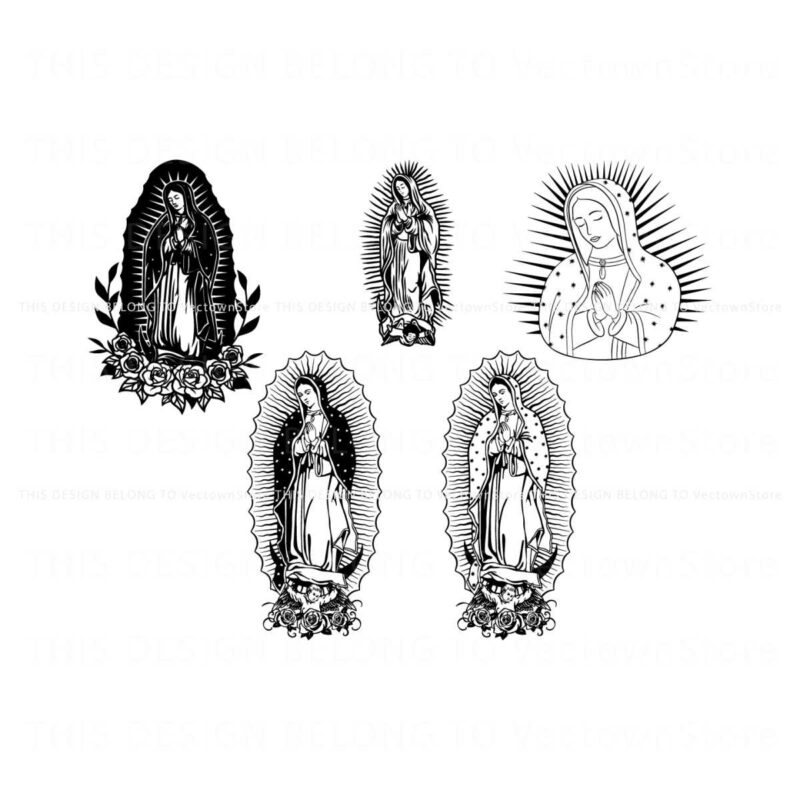 virgen-de-guadalupe-svg-bundle