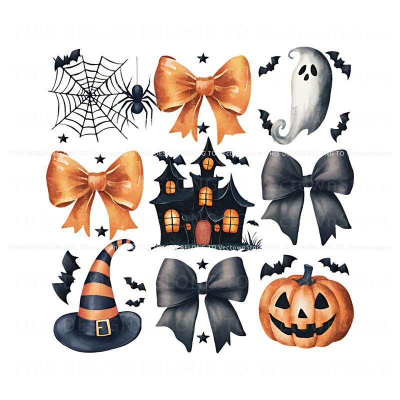 halloween-coquette-bow-haunted-castle-png