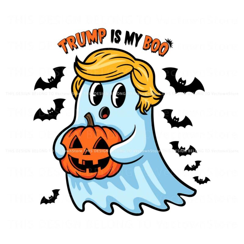 funny-trump-is-my-boo-halloween-svg