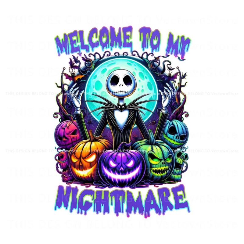 jack-skellington-welcome-to-my-nightmare-png