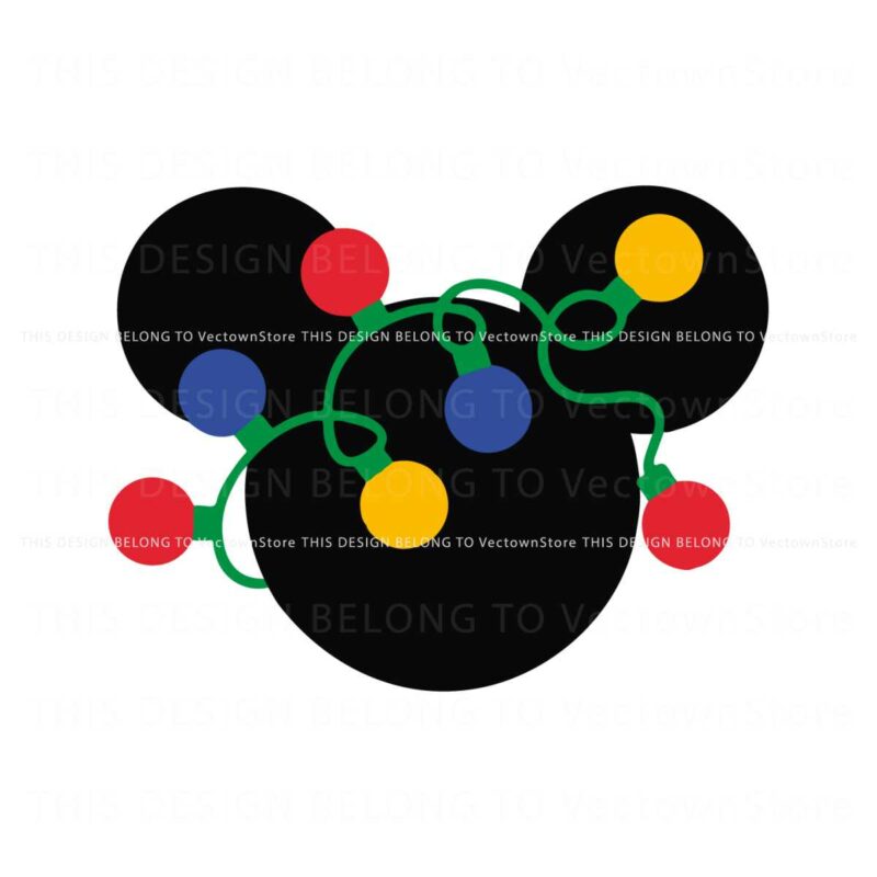 disney-minnie-head-christmas-light-svg