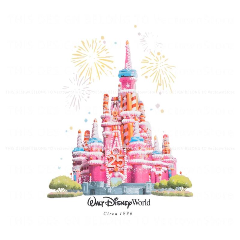 cinderella-castle-birthday-cake-walt-disney-world-25th-anniversary-1996-png