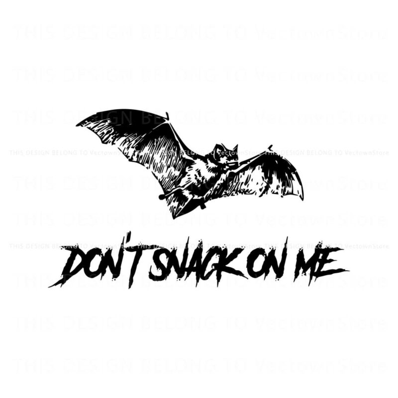 dont-snack-on-me-bat-silhouette-svg