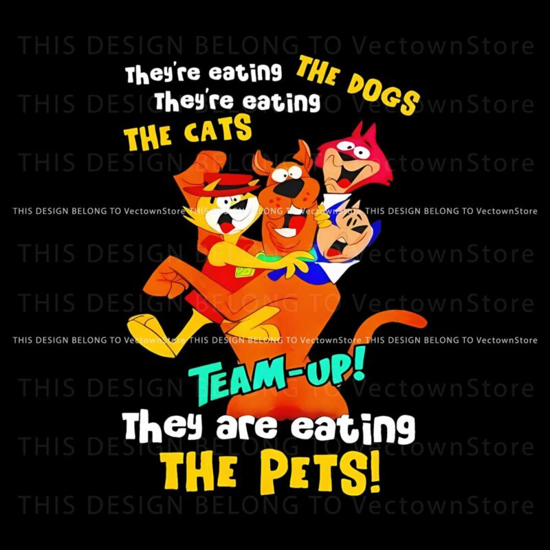 scooby-doo-team-up-they-are-eating-the-dogs-the-cats-the-pets-png