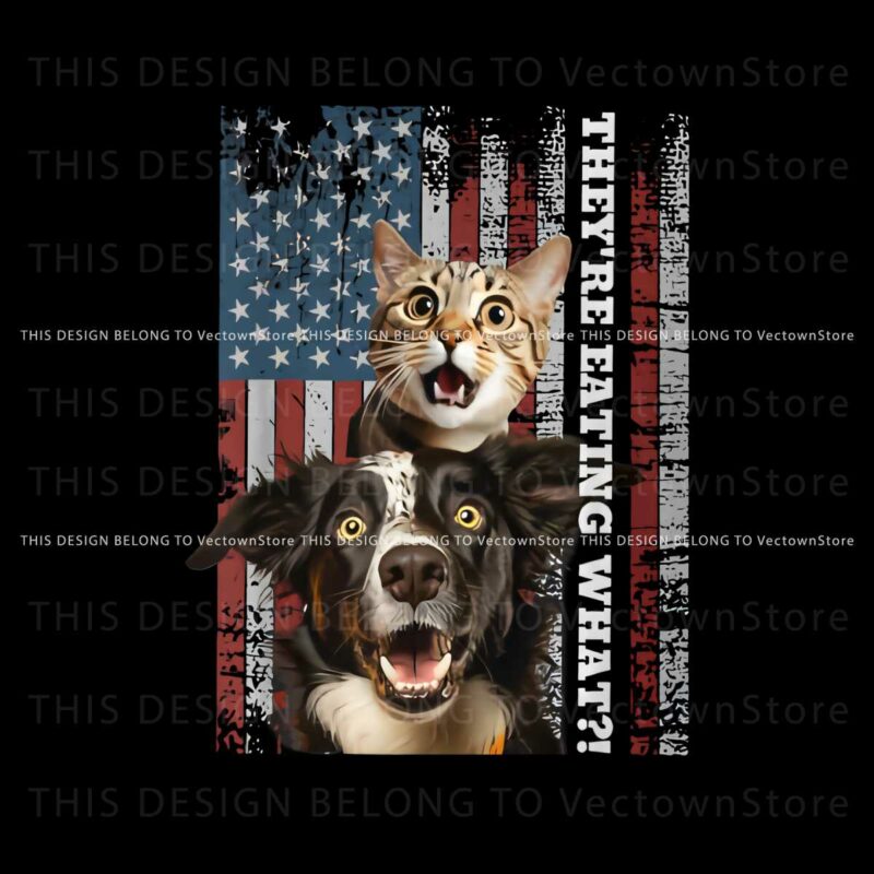 vintage-american-flag-theyre-eating-the-dogs-cats-pets-svg