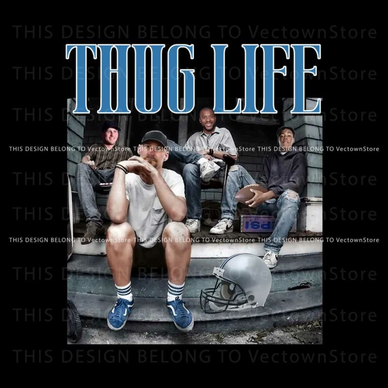 detroit-lions-thug-life-dan-campbell-png