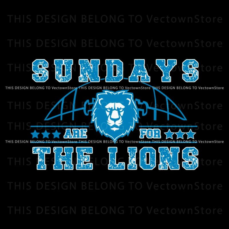 retro-vintage-sundays-are-for-the-lions-football-mascot-svg