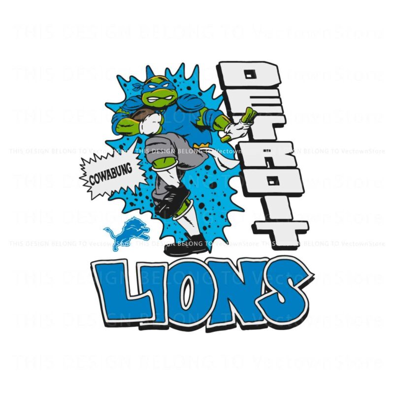 leonardo-ninja-turtles-detroit-lions-football-logo-svg