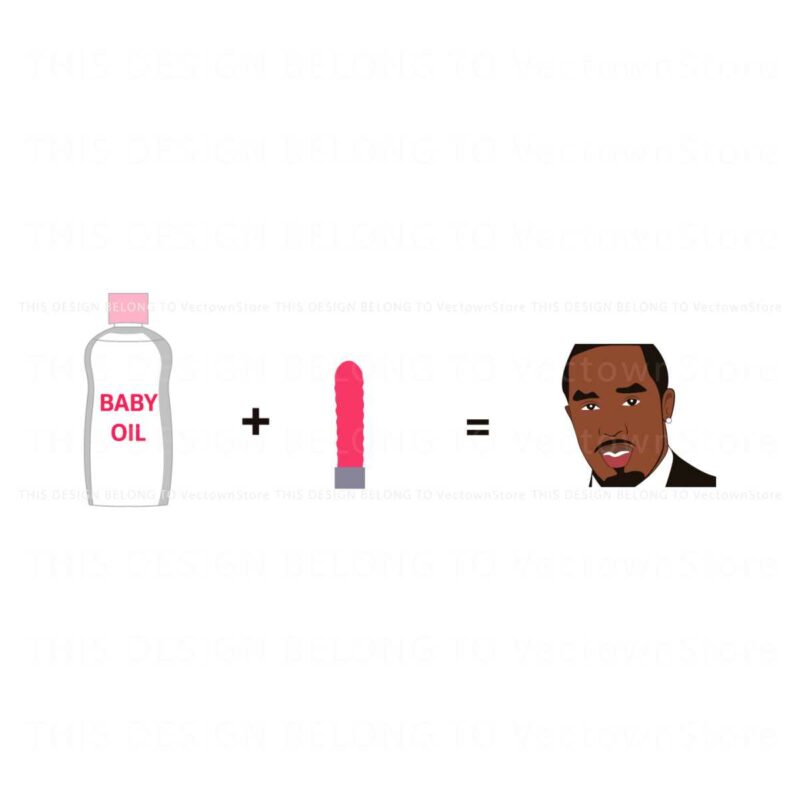 diddy-baby-oil-funny-meme-svg