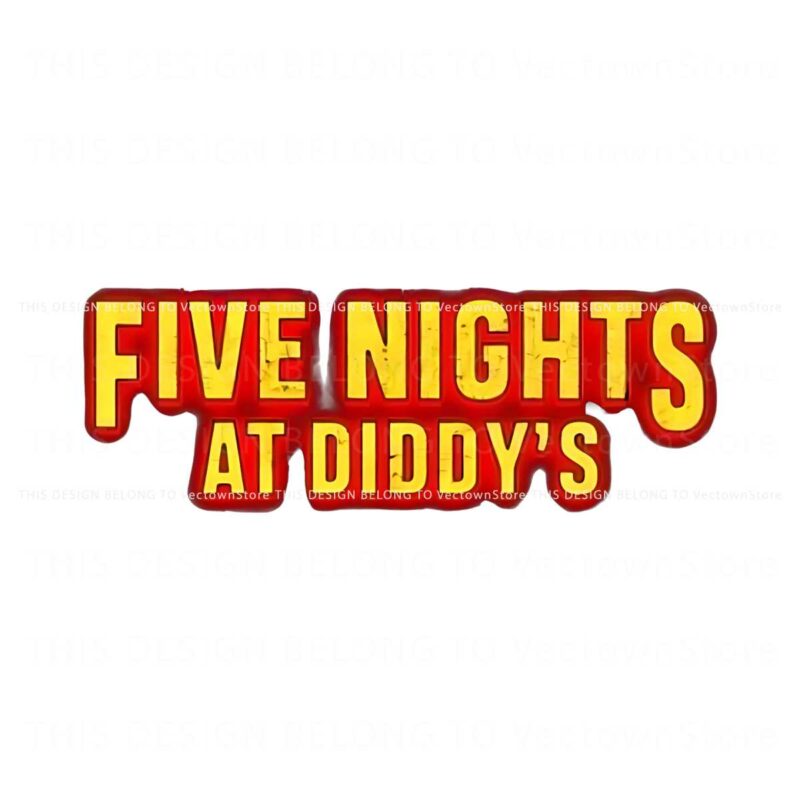 five-nights-at-diddys-retro-funny-diddy-party-meme-png