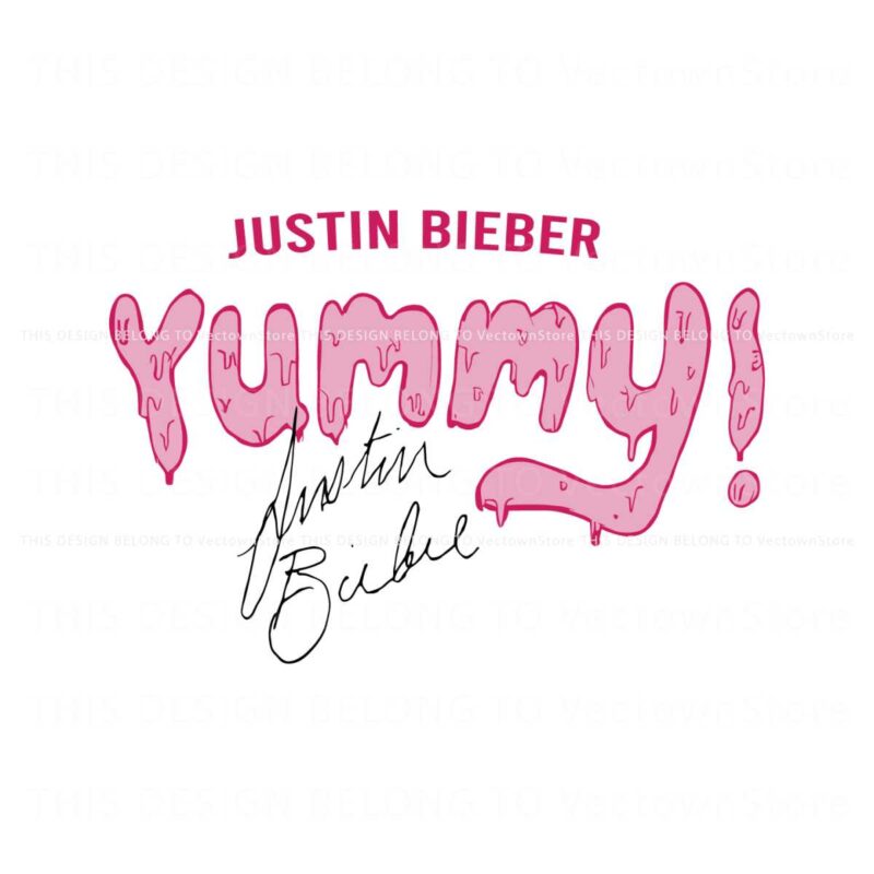 justin-bieber-yummy-signature-svg