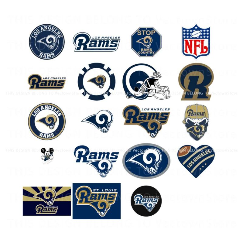 los-angeles-rams-logo-svg-bundle-files