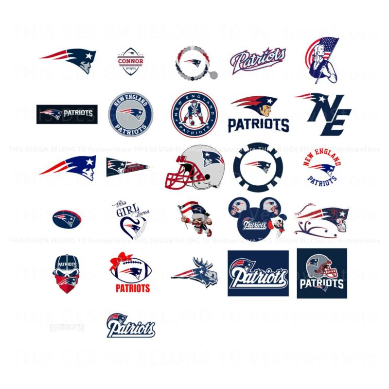 new-england-patriots-logo-svg-bundle-files