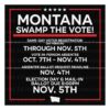 2024 Election Montana Swamp Votes for Donald Trump SVG