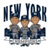 2024 NYC Baseball Champs Caricatures in PNG