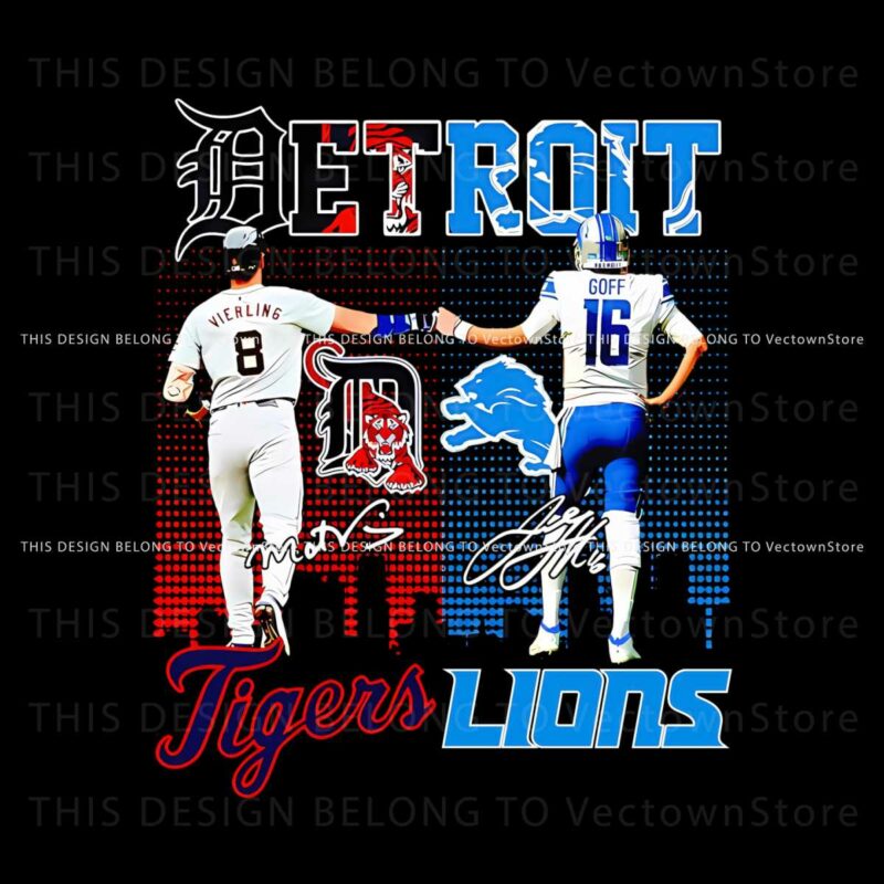 detroit-tigers-vierling-and-detroit-lions-goff