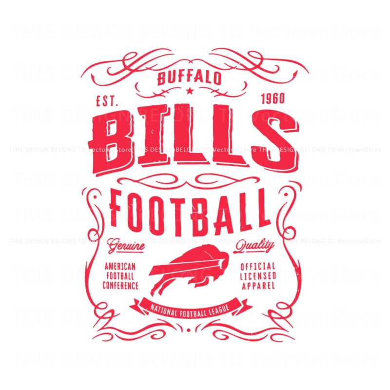 retro-vintage-nfl-buffalo-bills-football-logo-est-1960-svg