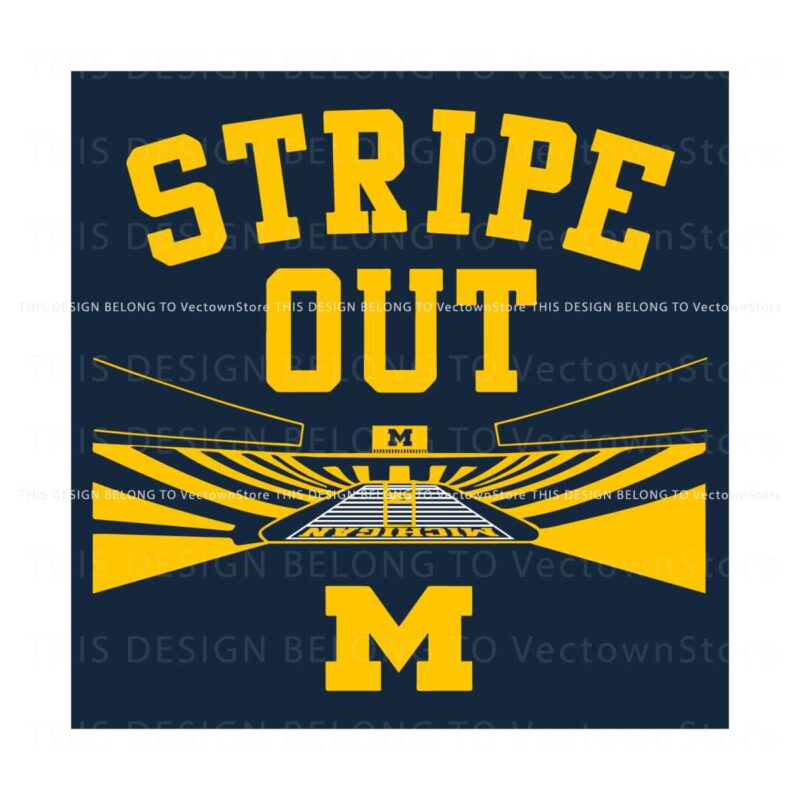 michigan-football-big-house-stripe-out-svg