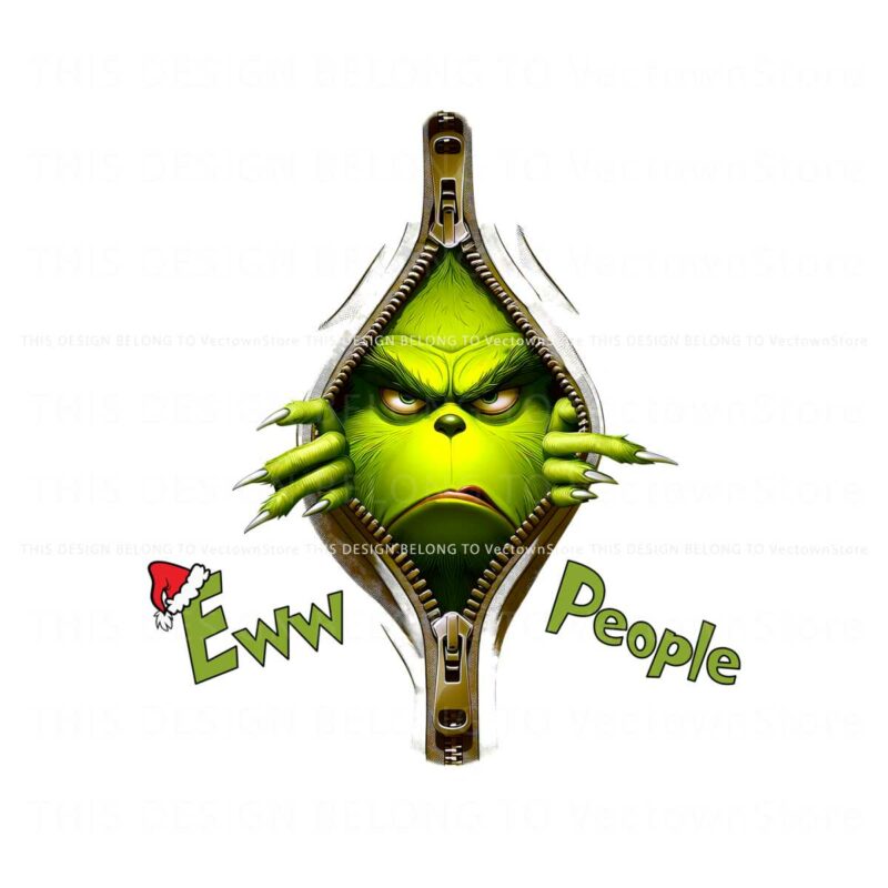 grinch-zipper-eww-people-funny-christmas-png