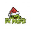 retro-funny-ew-people-grinchmas-santa-hat-christmas-light-svg