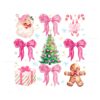 retro-pink-coquette-christmas-tree-santa-claus-png