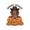 spooky-season-cowboy-dachshund-dog-pumpkin-png