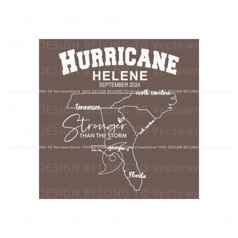 vintage-hurricane-helene-2024-southeast-stronger-than-the-storm-svg