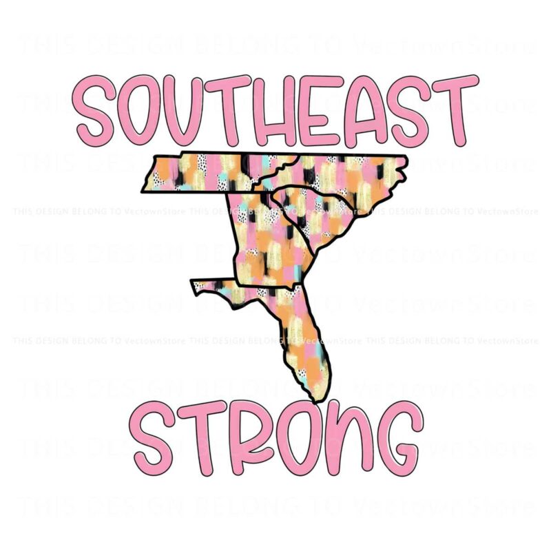 retro-vintage-southeast-strong-map-png