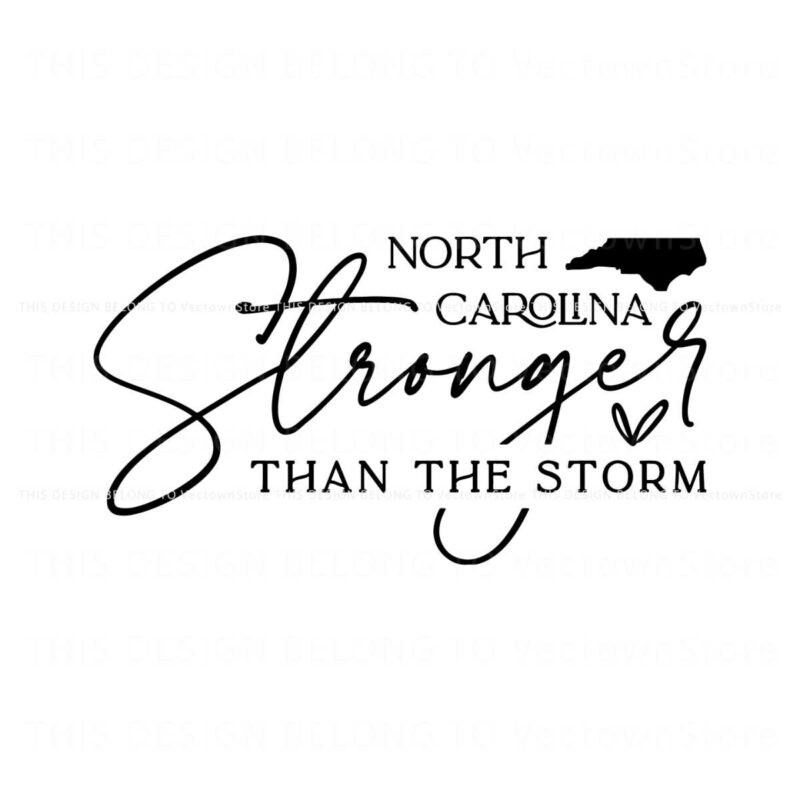 north-carolina-stronger-than-the-storm-svg