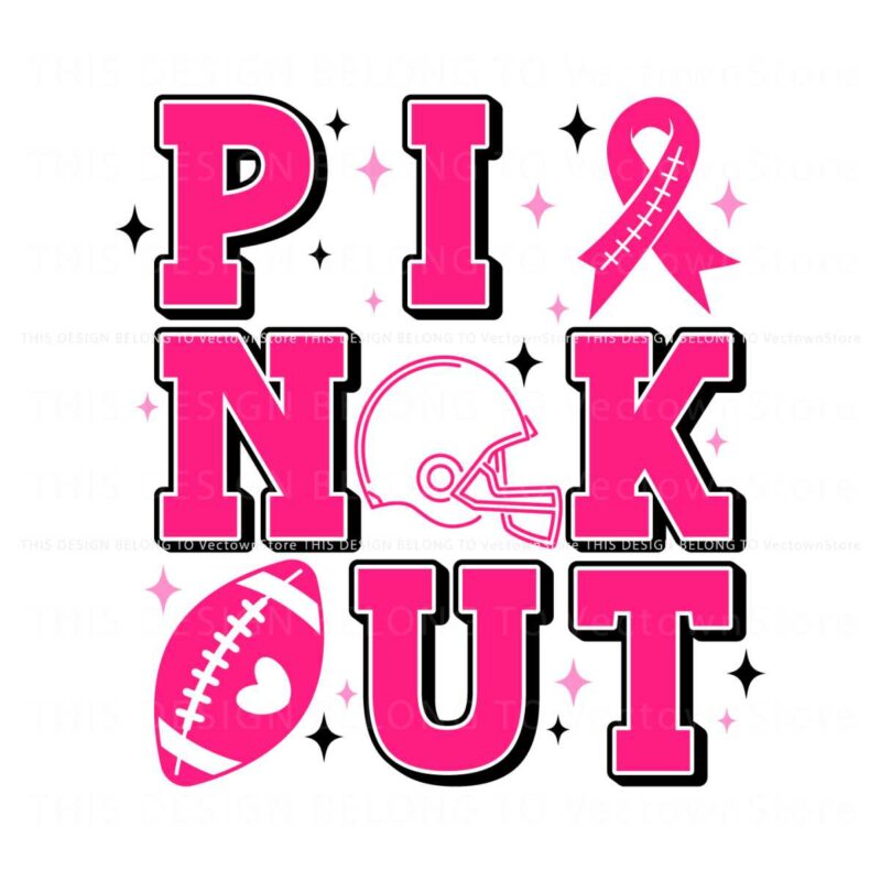 retro-breast-cancer-football-pink-out-ribbon-svg