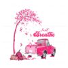 retro-fall-breast-cancer-just-breathe-pink-ribbon-truck-png-sublimation