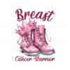 breast-cancer-warrior-pink-crown-boots-png