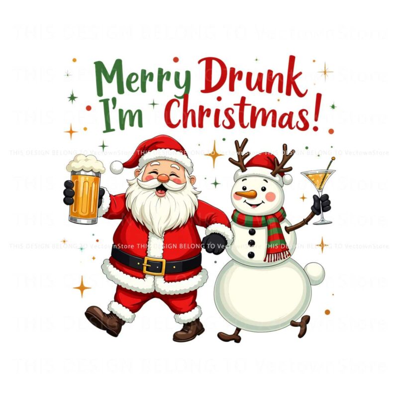 merry-drunk-im-christmas-santa-claus-and-snowman-png