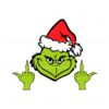 grinch-middle-finger-funny-grinchmas-santa-claus-svg