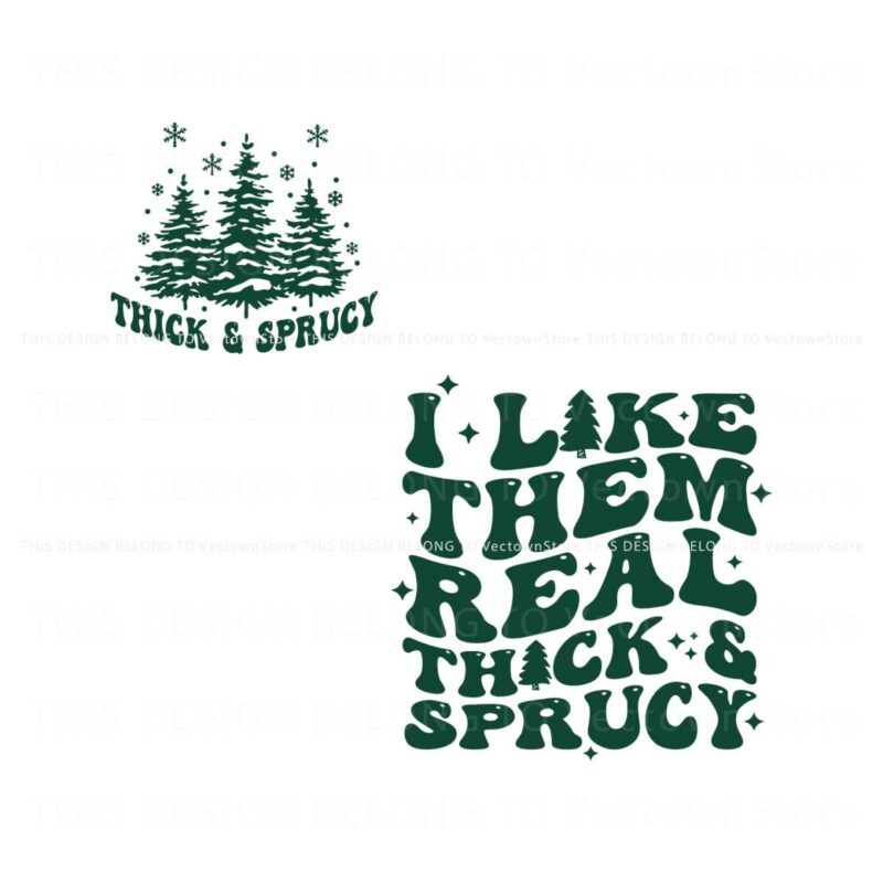 retro-groovy-i-like-them-real-thick-and-spruce-christmas-tree-svg