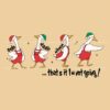 Christmas Ducks Santa Hat SVG Im Out