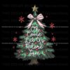 Classic Christmas Tree SVG Come Adore Him in Vintage Style