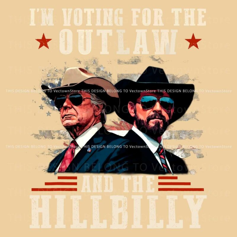 Classic Vote Outlaw Hillbilly Retro Vintage PNG