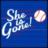 Los Angeles Baseball SVG Shes No Longer Here