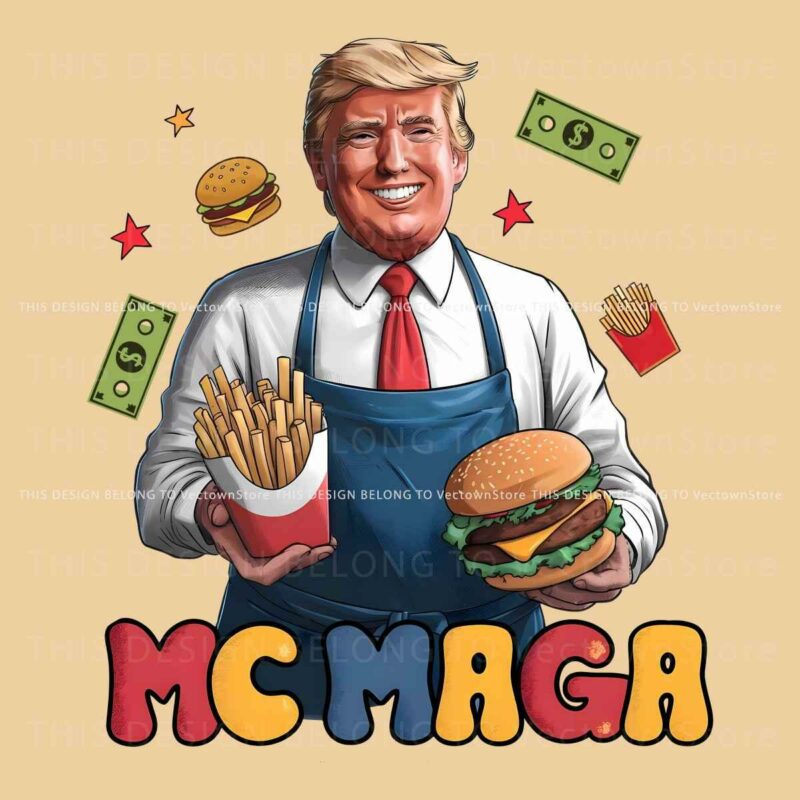 Master MAGA PNG Trump Fries SVG