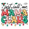 Retro Festive Mama Claus Christmas Light SVG