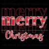 Retro Vintage Merry Merry Merry Christmas SVG