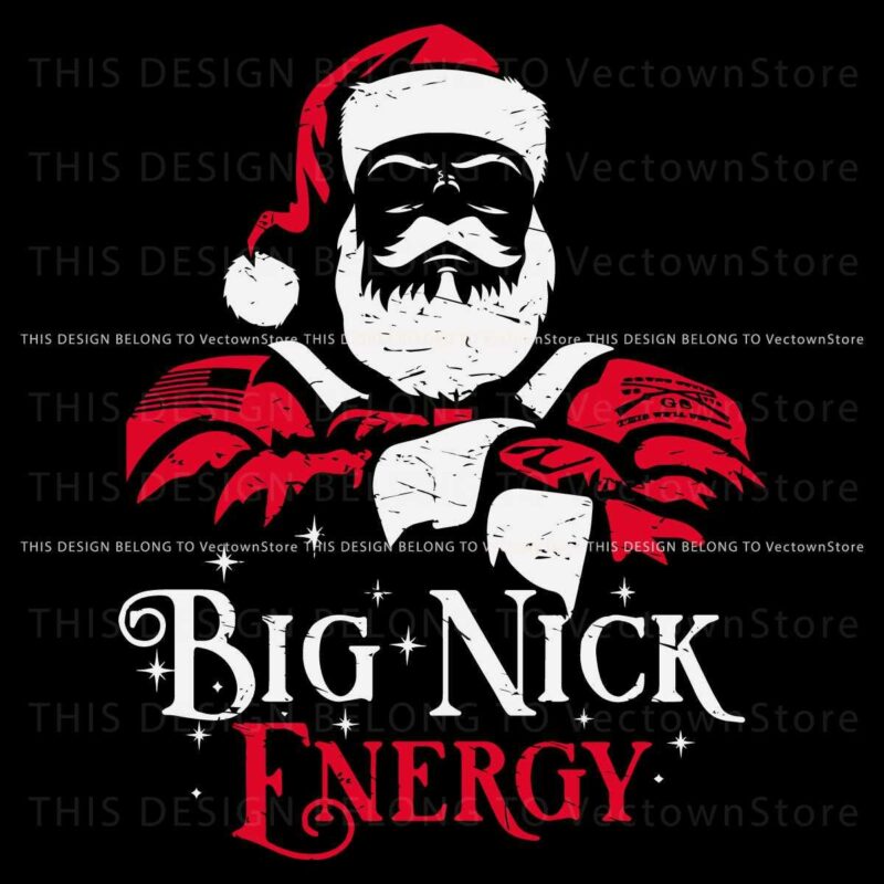 Santa Claus Christmas SVG with Big Nick Energy