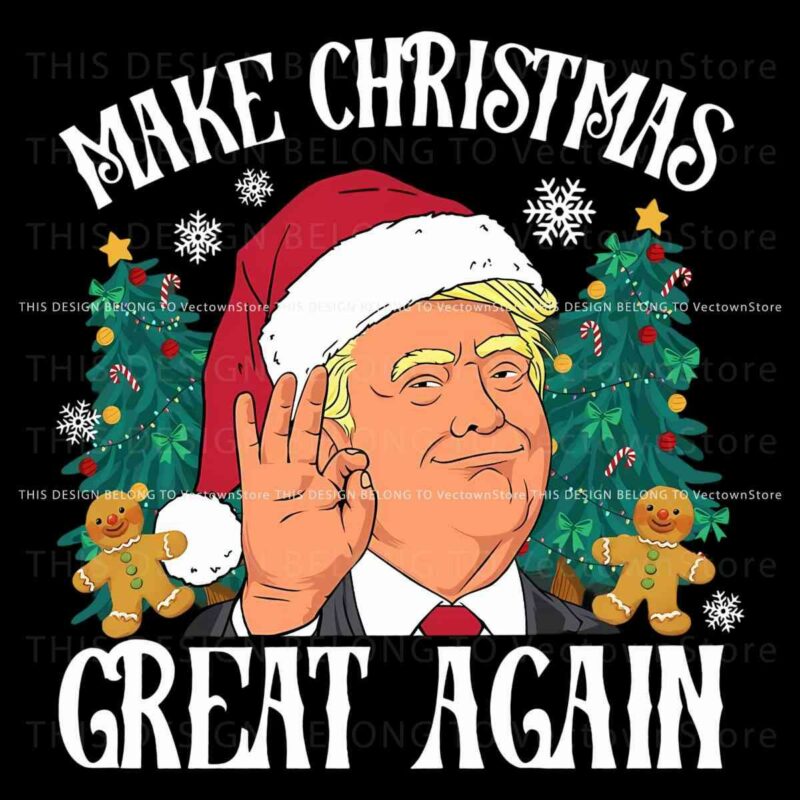 Santa Trump Christmas Revive the Holiday Spirit with Festive PNGs