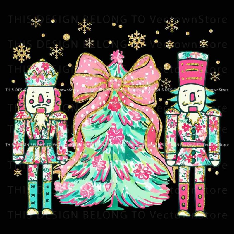 Sparkling Christmas Tree Nutcracker SVG