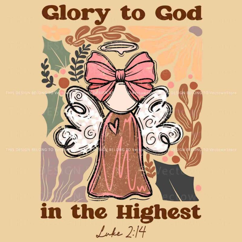 Vintage Christian Glory Highest Praise SVG