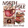 Vintage Christmas North Pole Book Club with Daily Hot Cocoa SVG