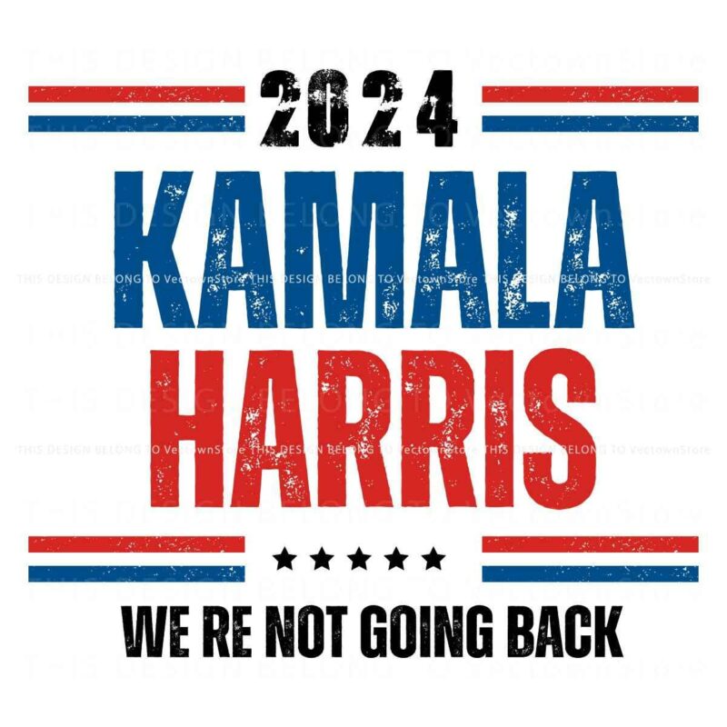 2024 Kamala Harris American Forward SVG