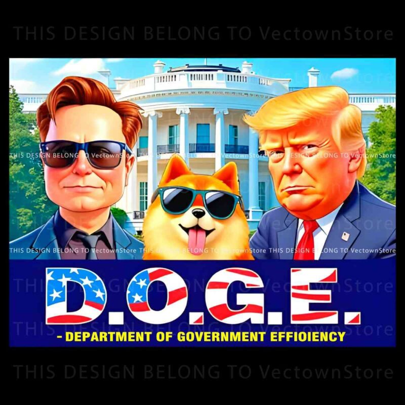 2024 Trump Musk Doge Govt Efficiency PNG Revealed