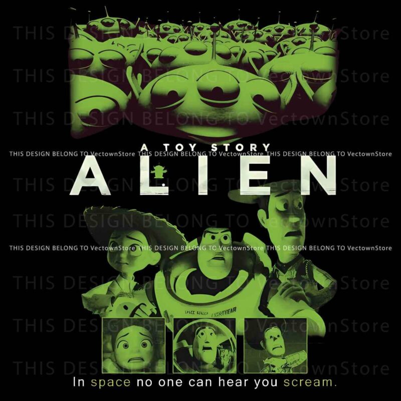 Alien A Toy Story Silence Screams in Space PNG